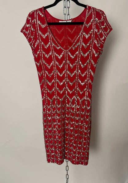 Pailletten-Kleid kurz