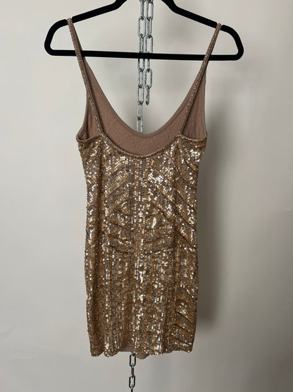 Mini-Kleid mit Pailletten
