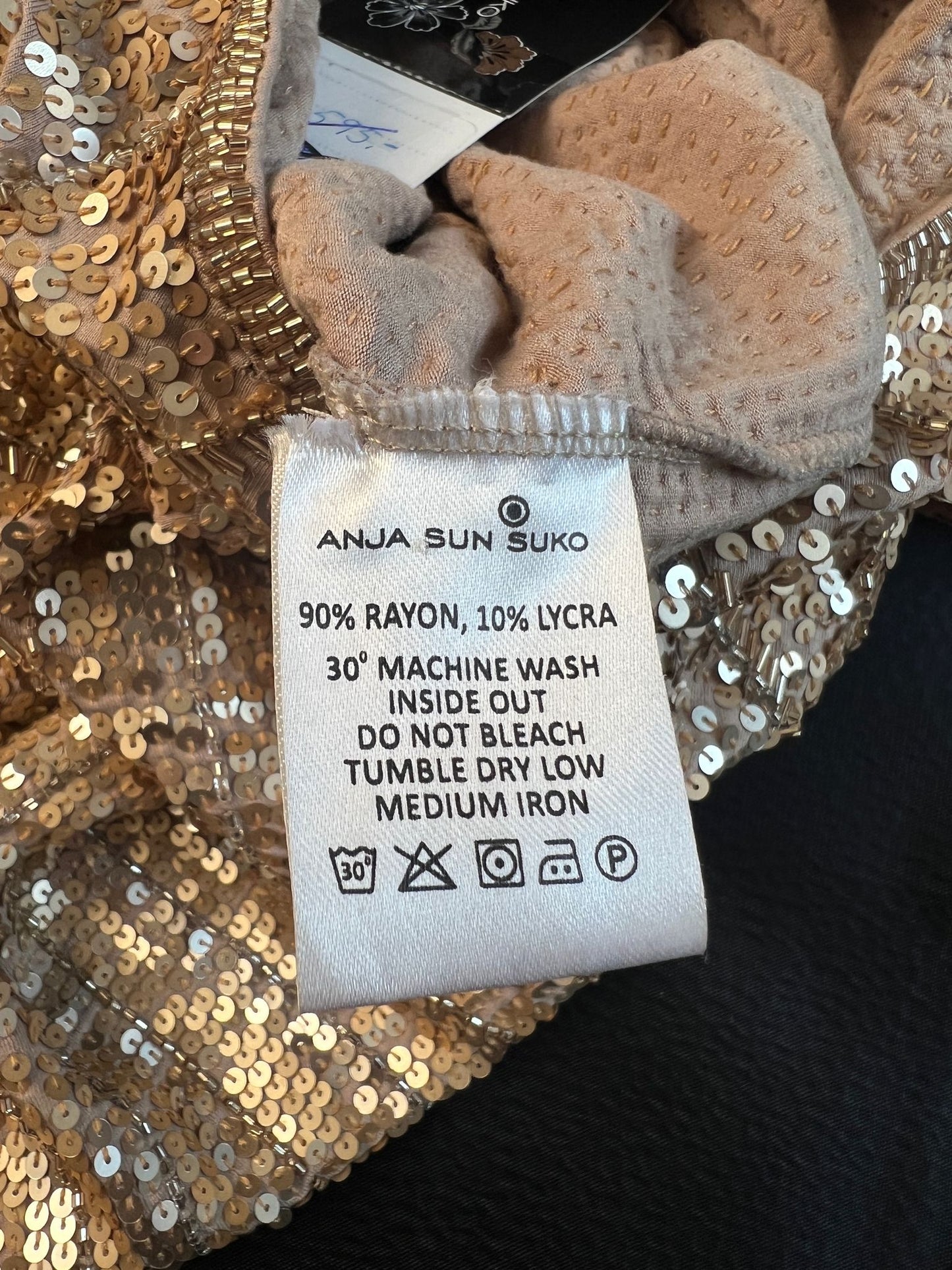 Mini-Kleid mit Pailletten