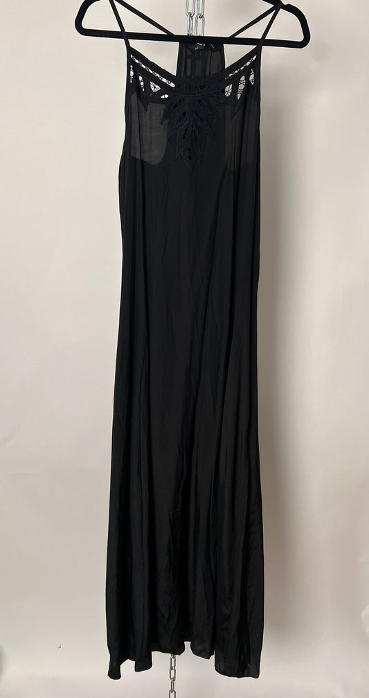 Kleid lang mit Spaghetti-Träger