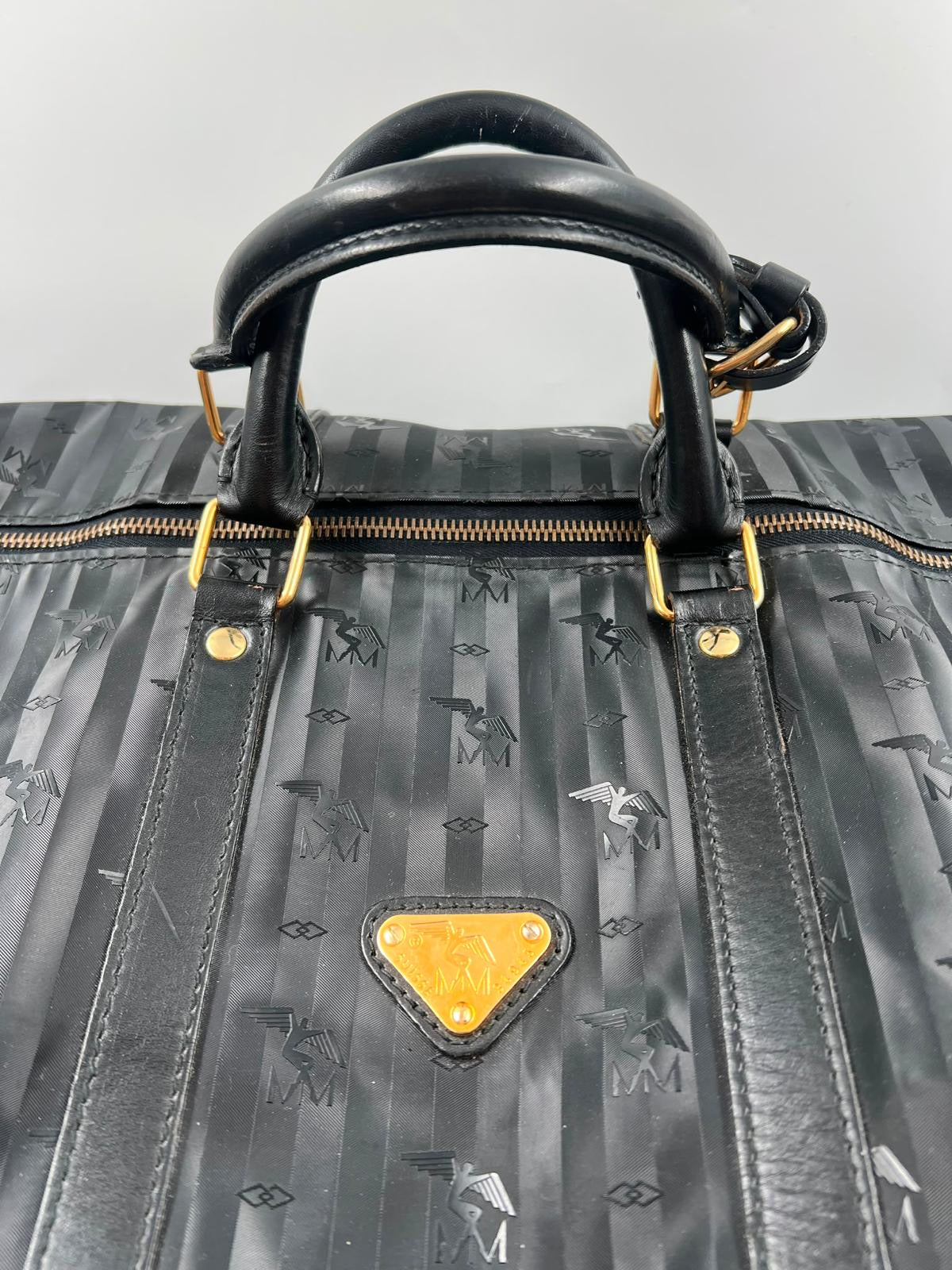 Reisetasche, Maison Mollerus, schwarz