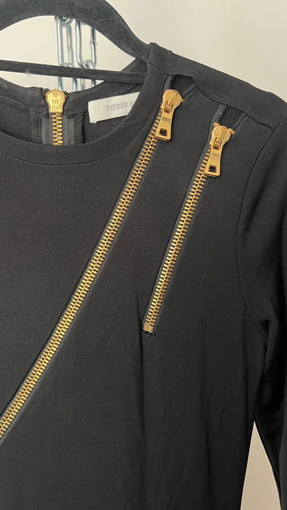 Kleid mit Reissverschlüssen