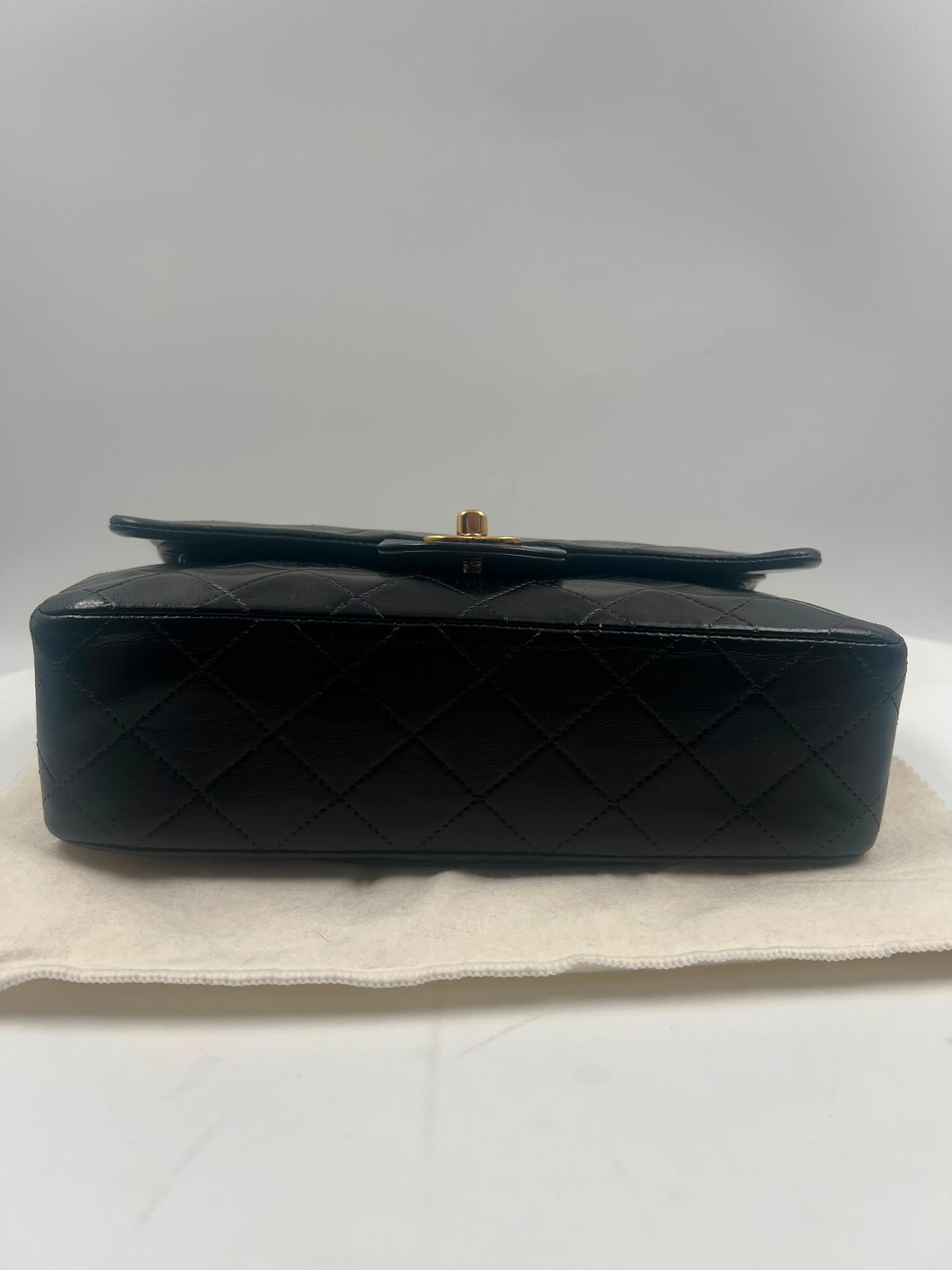 Chanel Double Flap Bag Small schwarz (1986-1988)