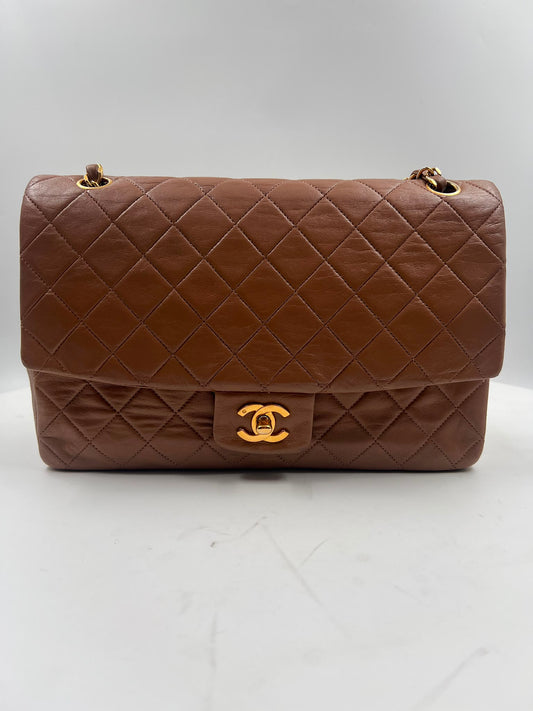Chanel Classic Single Flap Bag Medium beige (1988-1991)