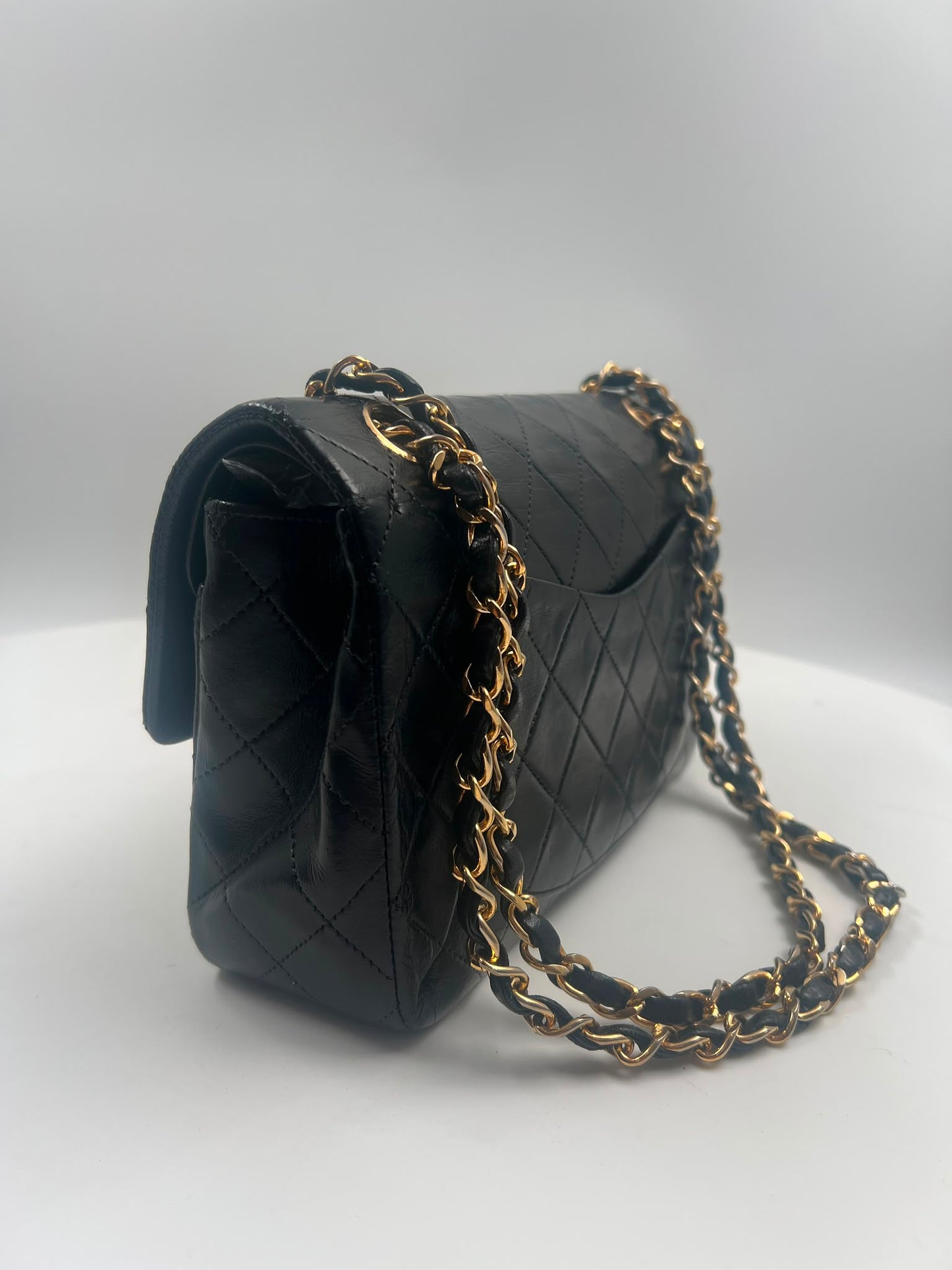 Chanel Double Flap Bag Small schwarz (1986-1988)