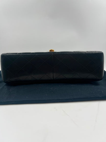 Chanel Single Flap Bag Jumbo schwarz vintage (1991-1994)