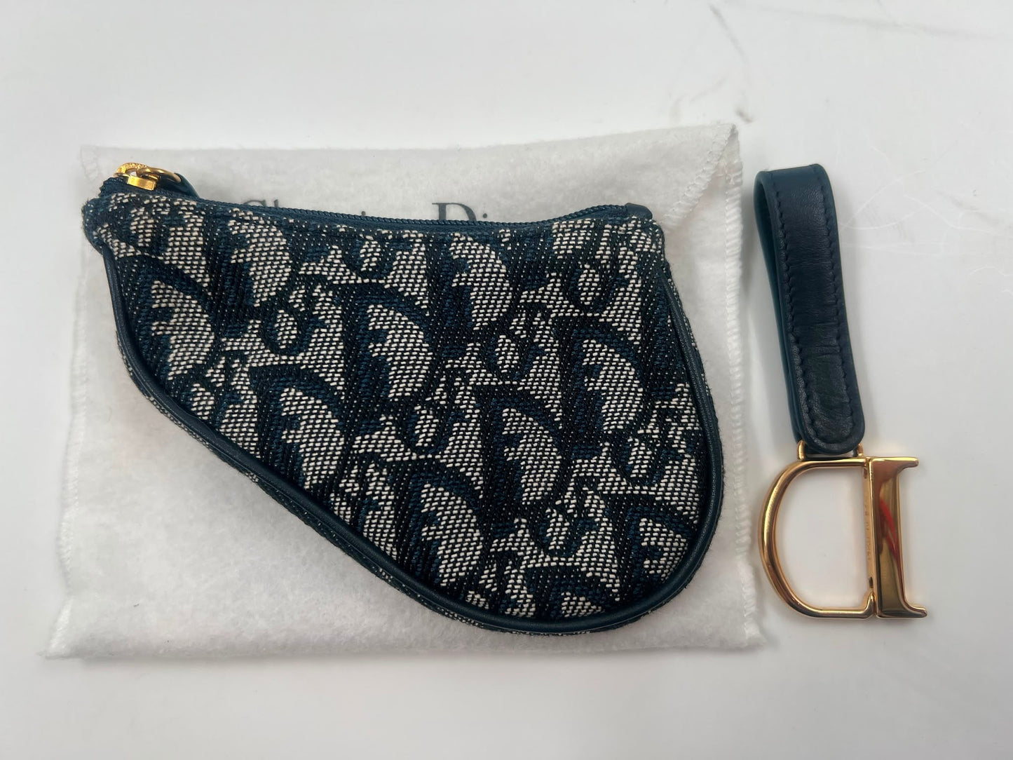 Dior Saddle Bag Logo Purse