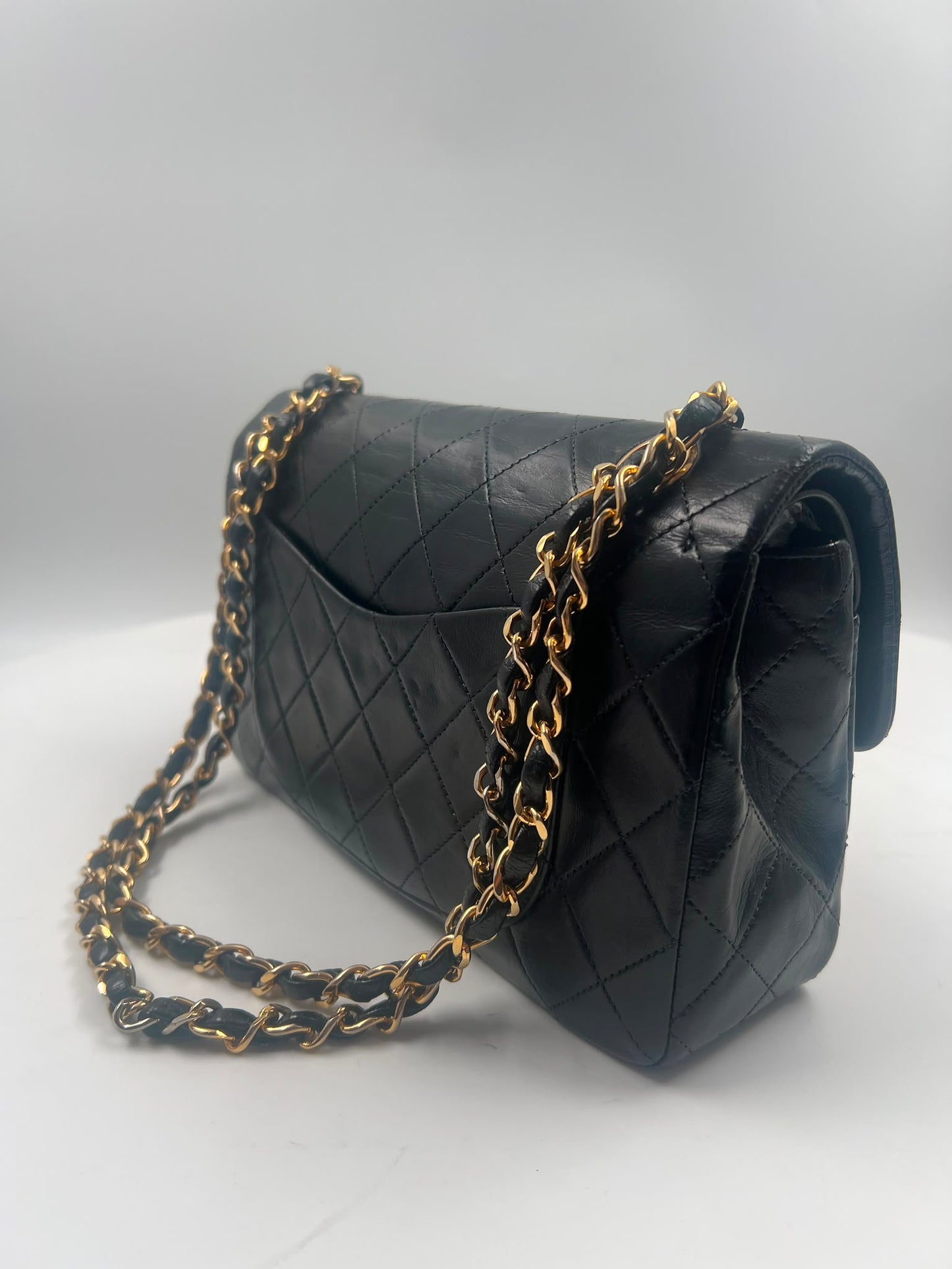 Chanel Double Flap Bag Small schwarz (1986-1988)