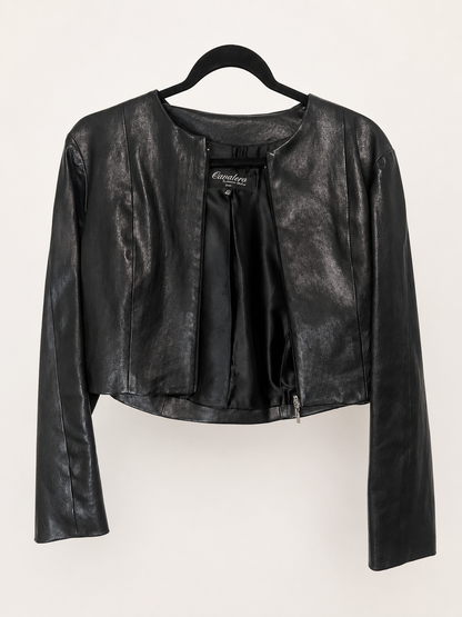Lederjacke, Cavalero, schwarz