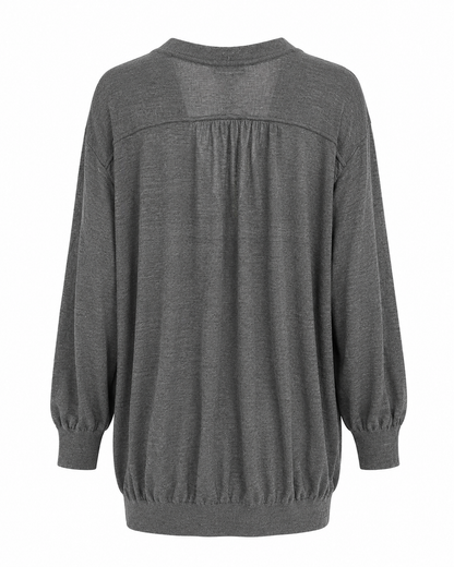 Cardigan, By Malene Birger, grau