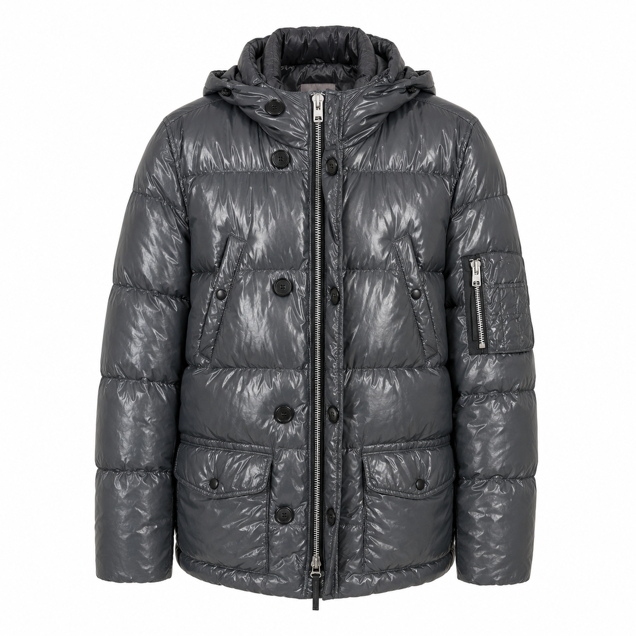 Daunenjacke, Duvetica, grau