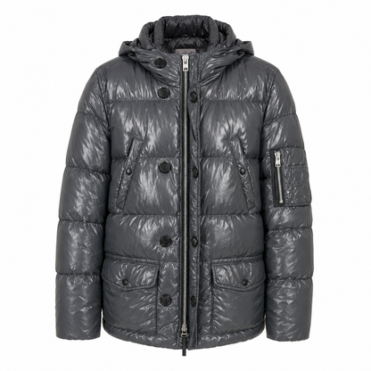 Daunenjacke, Duvetica, grau