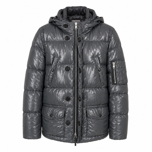 Daunenjacke, Duvetica, grau