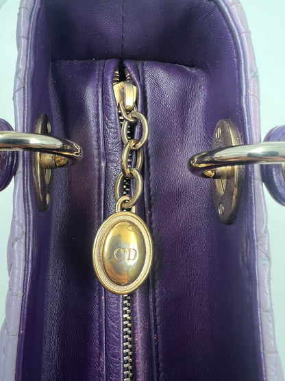 Lady Dior Bicolor Medium Tasche