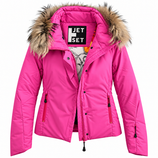 Skijacke, Jet Set, pink