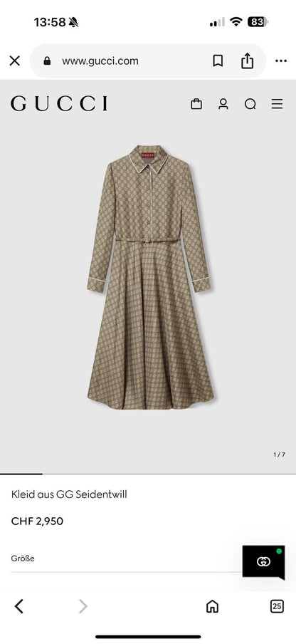 Kleid mit Gürtel