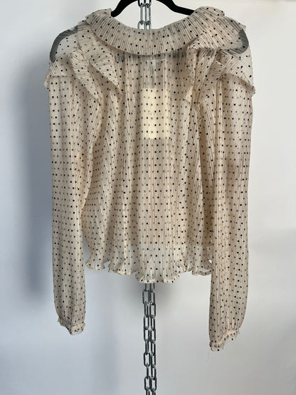 Bluse mit Punkten