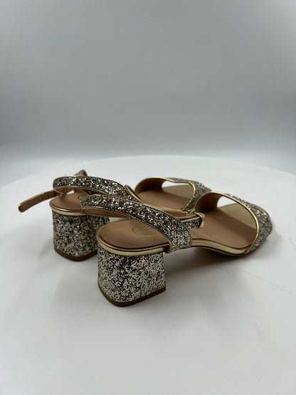 Glitzer-Sandalen