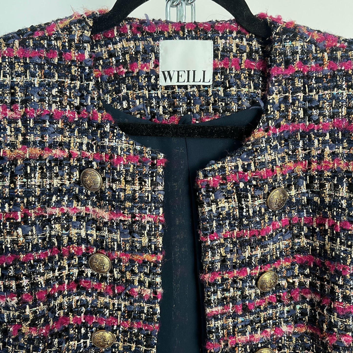 Tweed-Jacke