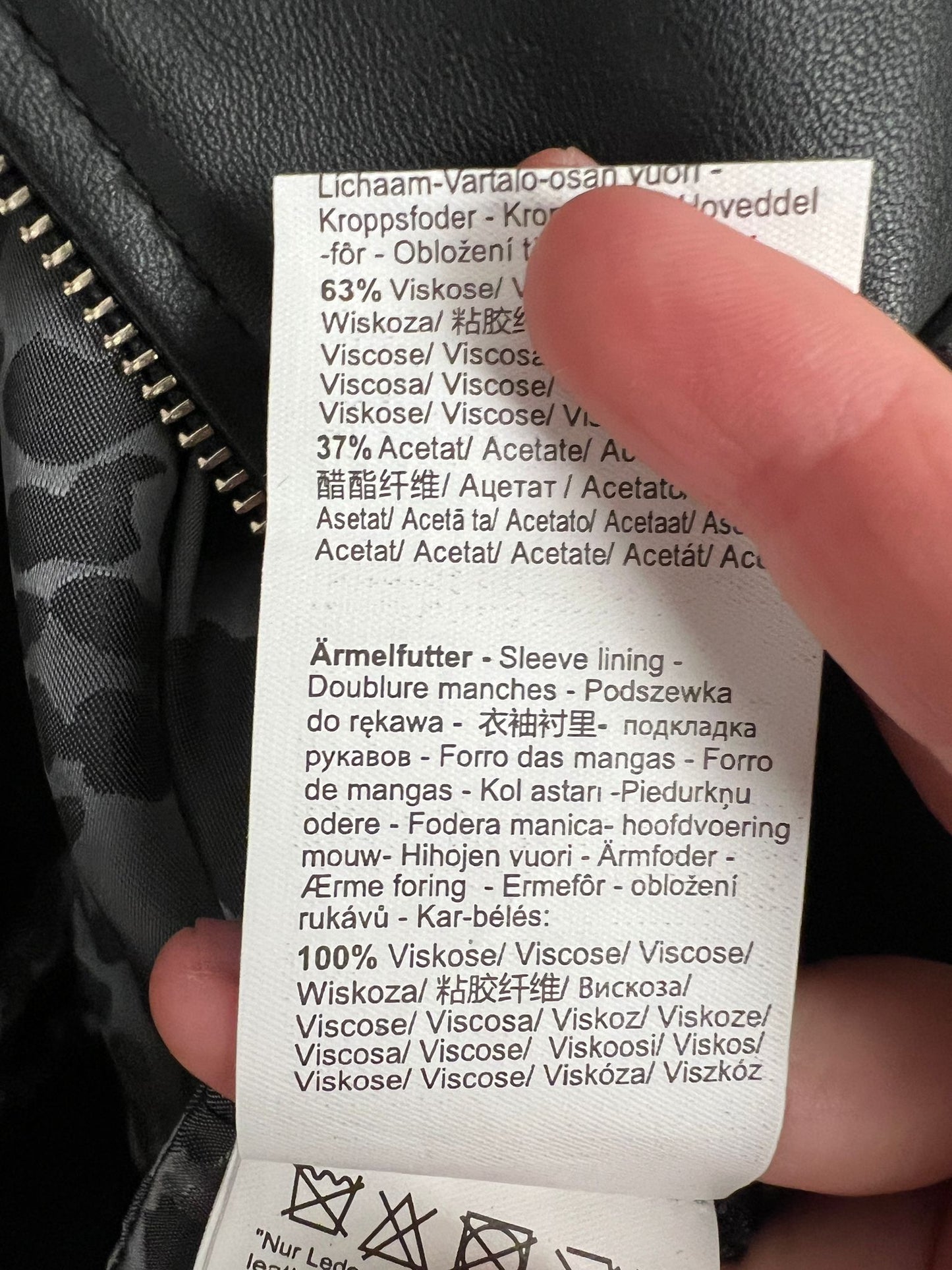 Lederjacke