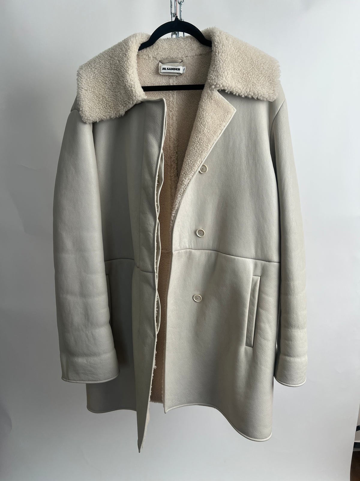 Mantel, Jil Sander, creme