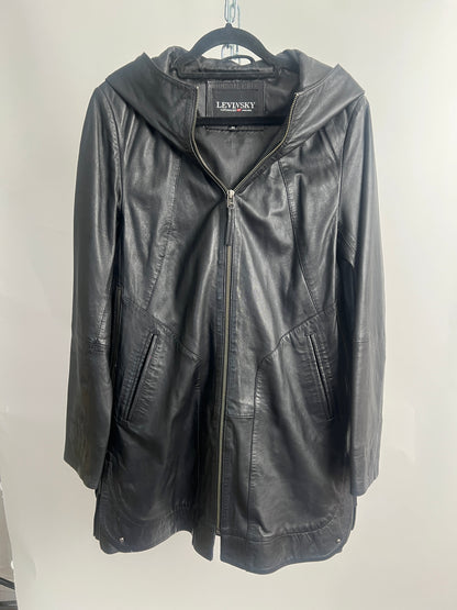 Lederjacke, Levinsky Copenhagen, schwarz