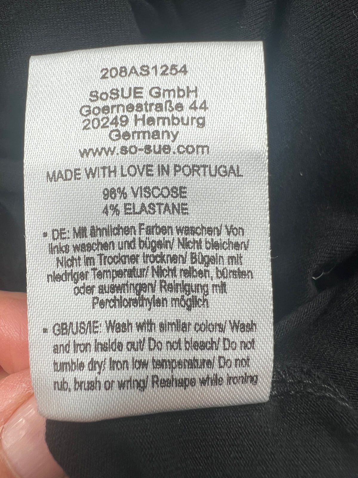 Kleid, SoSUE, schwarz