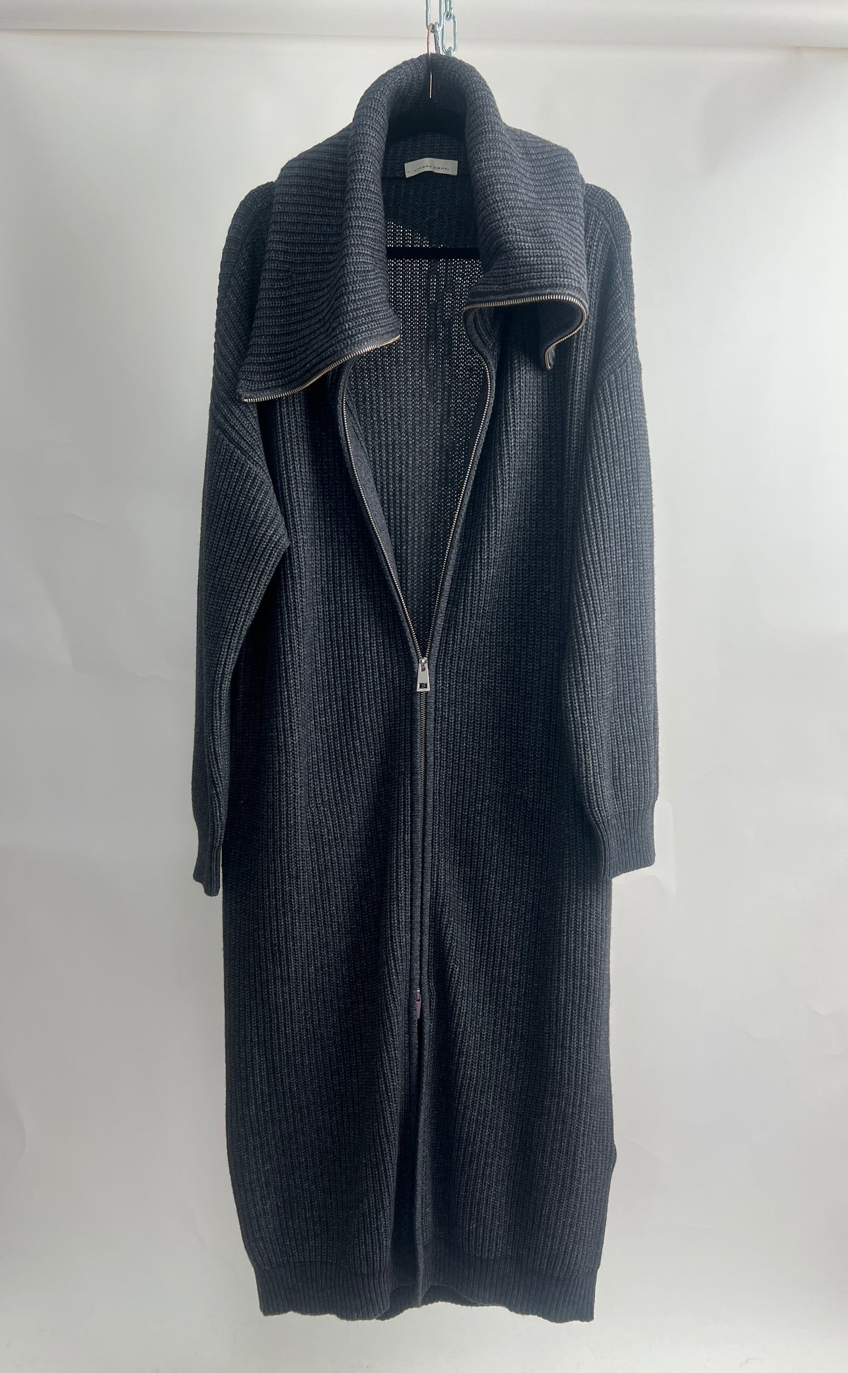 Strickmantel, Liviana Conti, grau