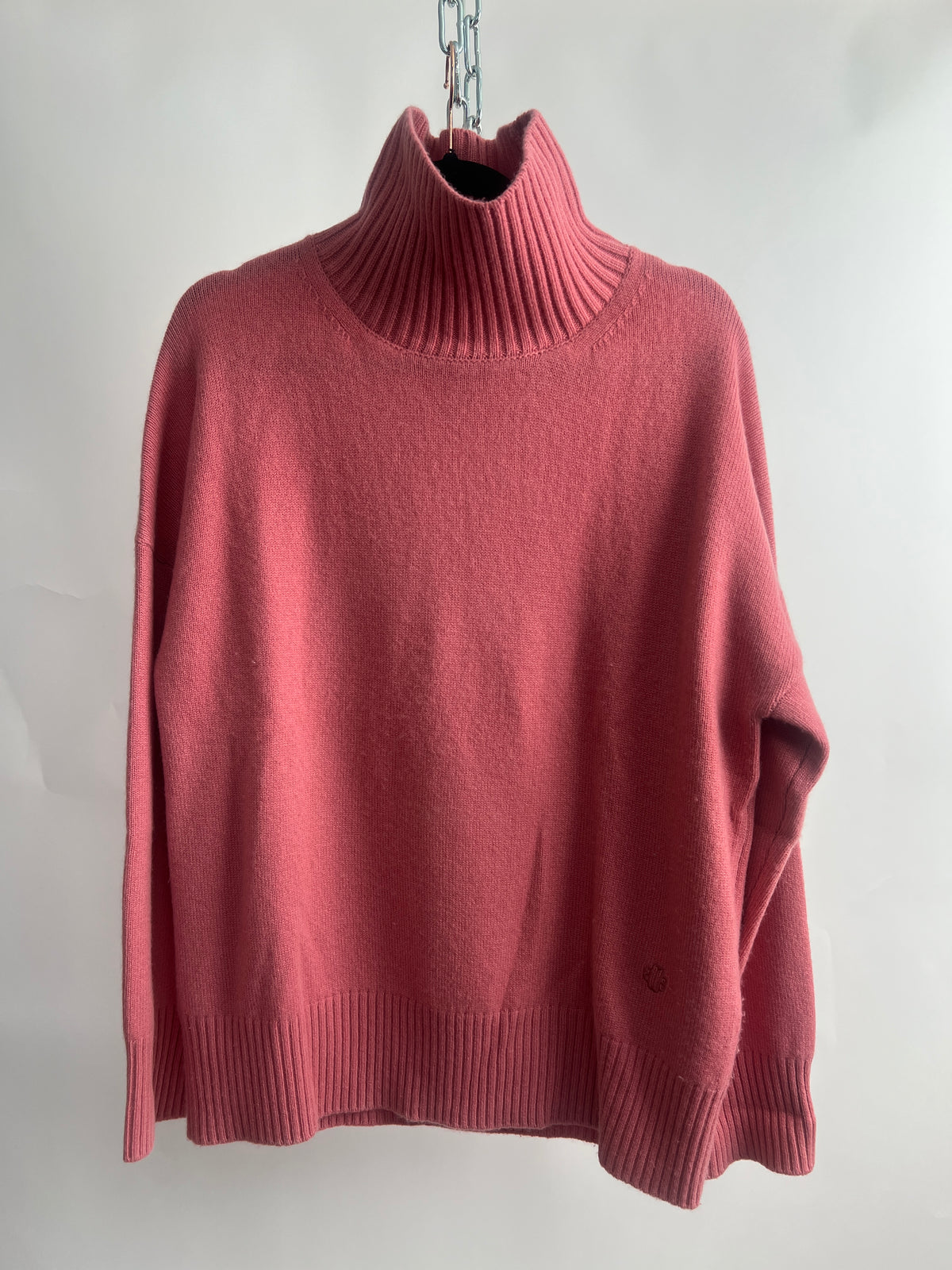 Rollkragenpullover, Maje, rosa