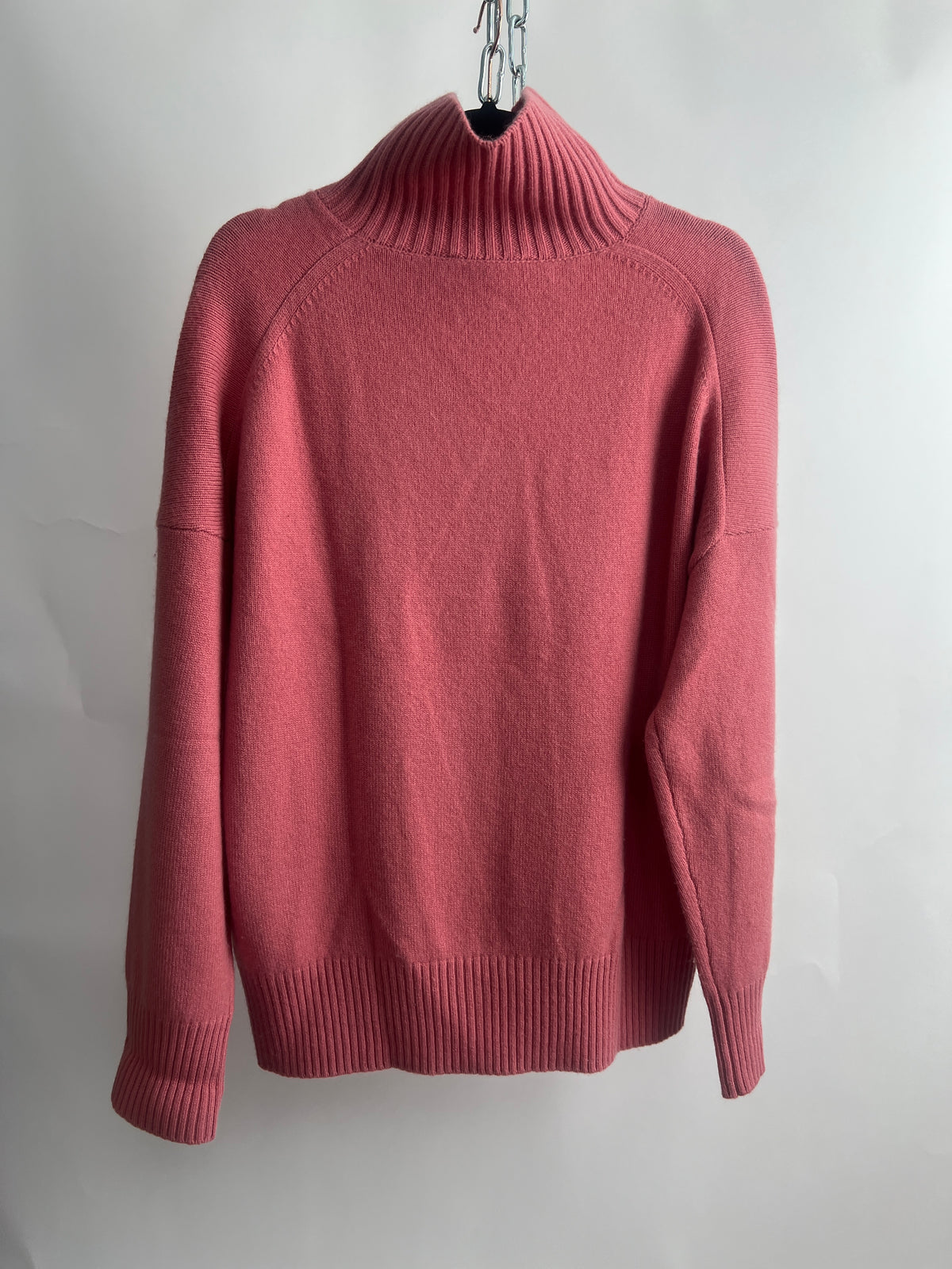 Rollkragenpullover, Maje, rosa