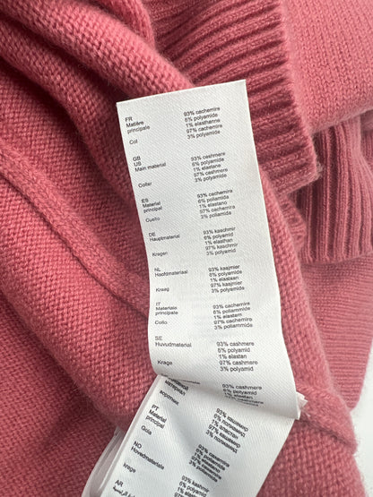 Rollkragenpullover, Maje, rosa