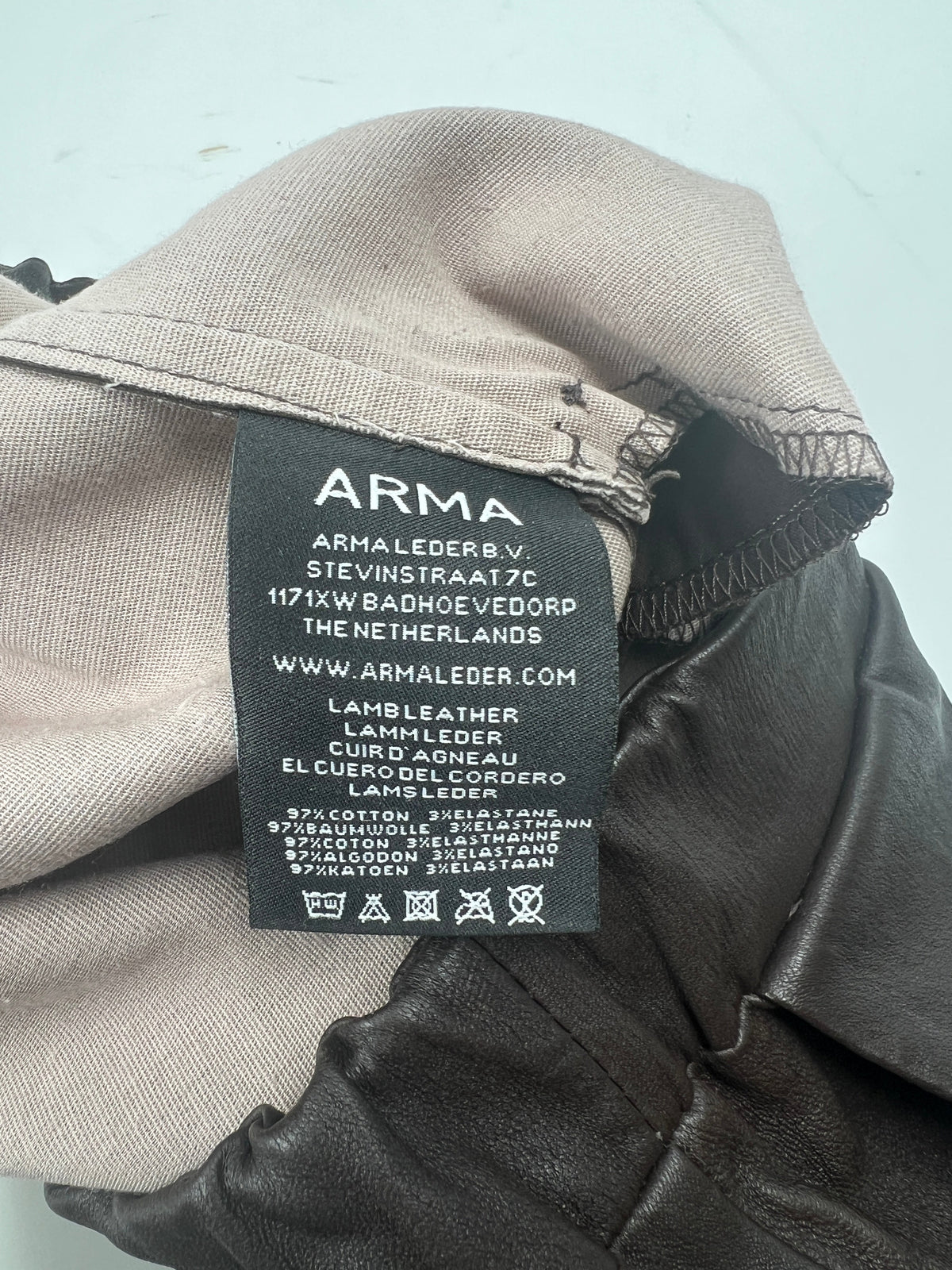Lederhose, Arma, braun