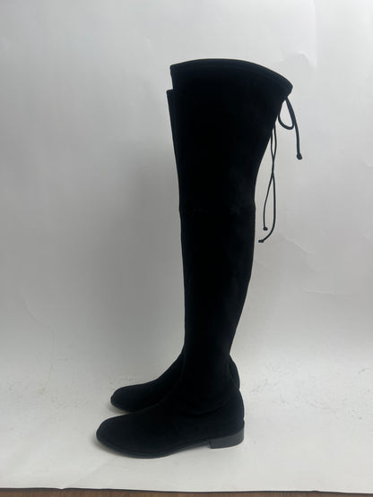 Stiefel, Stuart Weitzman, schwarz