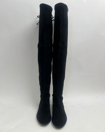 Stiefel, Stuart Weitzman, schwarz
