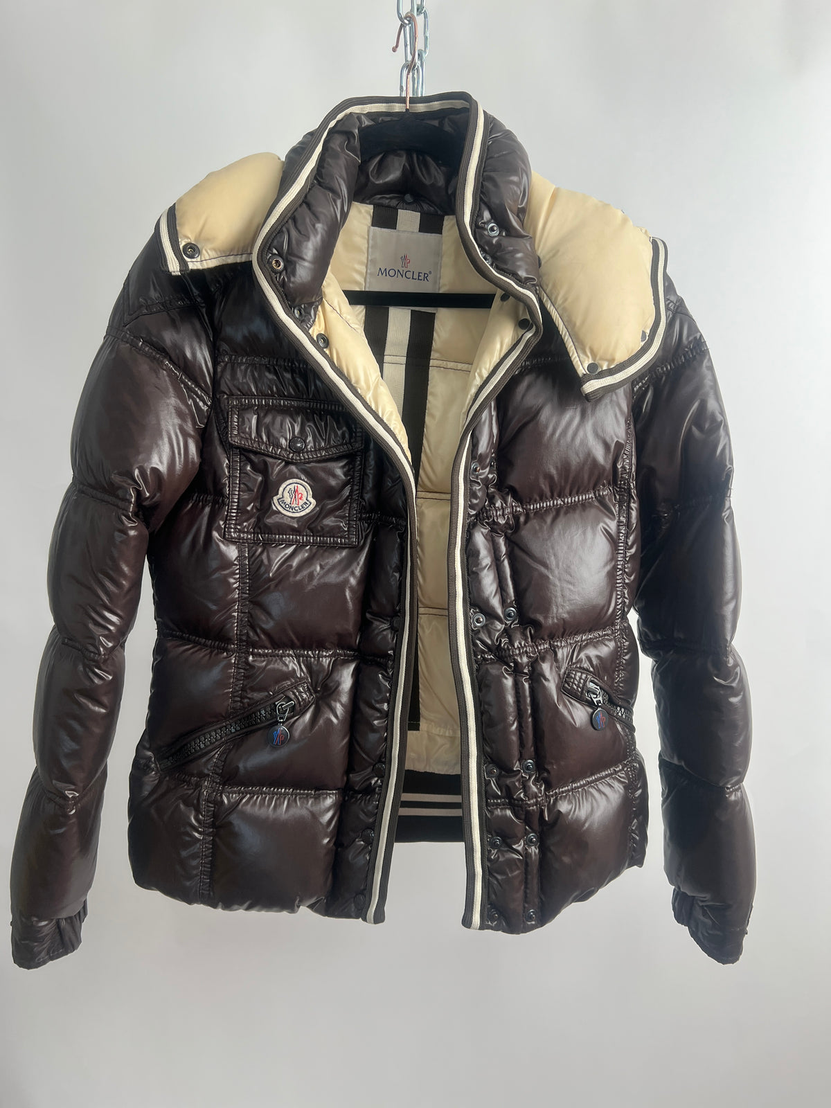 Jacke, Moncler, braun