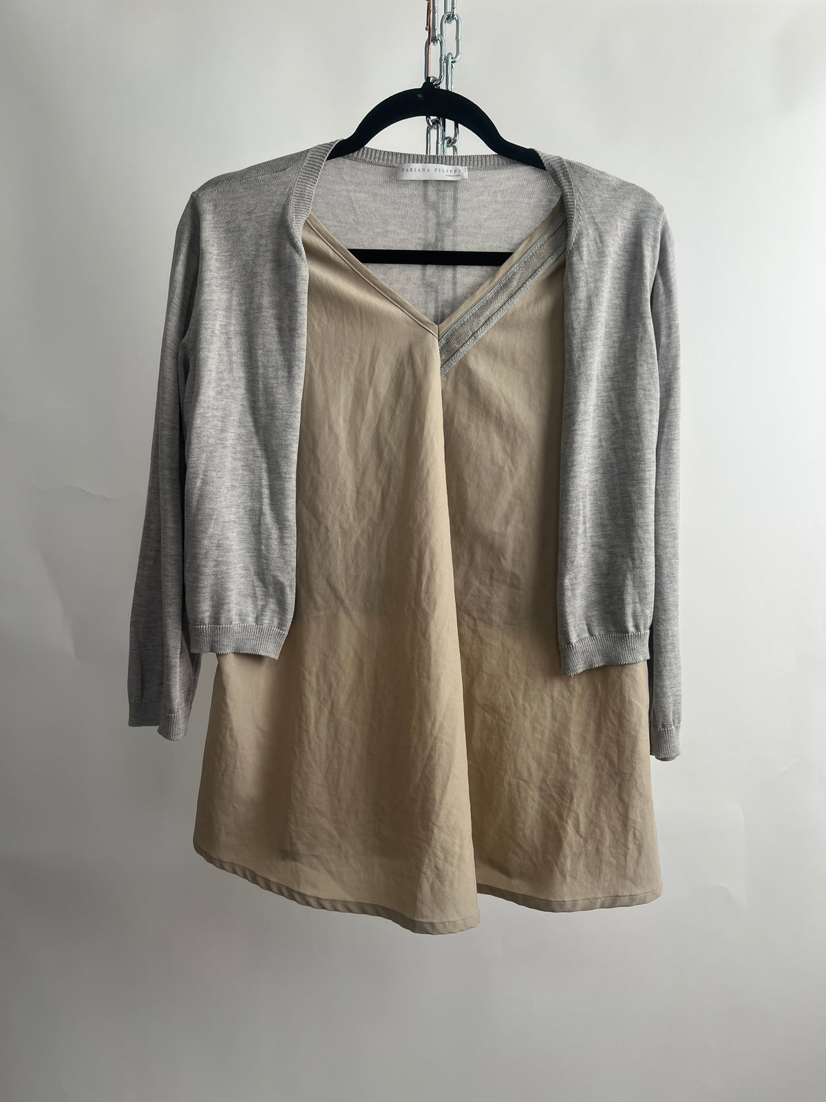 Shirt, Fabiana Filippi, grau