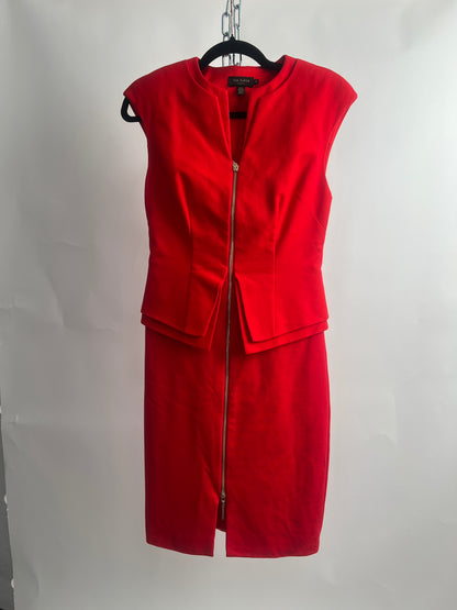 Kleid, Ted Baker, rot