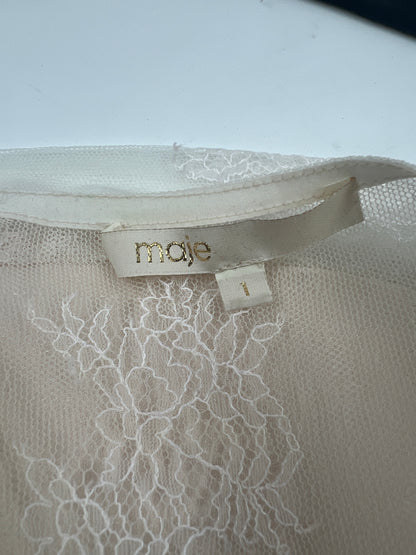 Kleid, Maje, creme