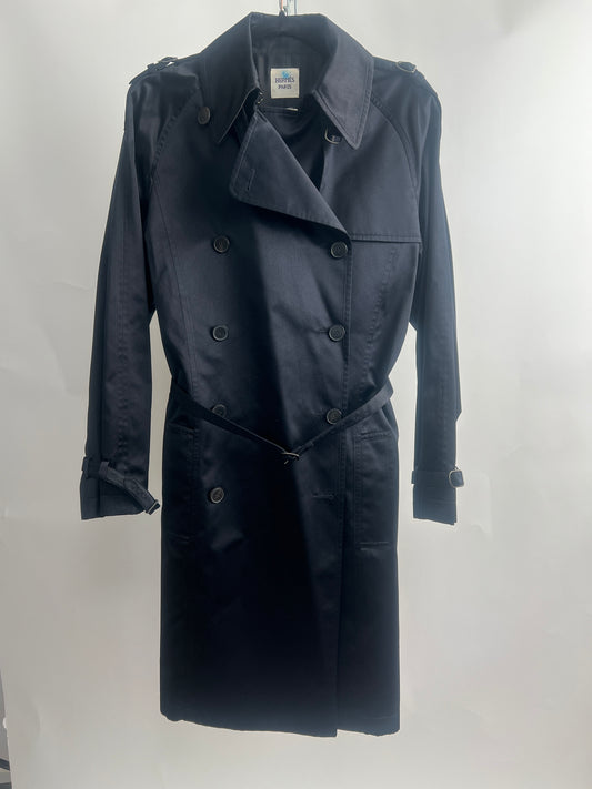 Trenchcoat, Hermès, schwarz
