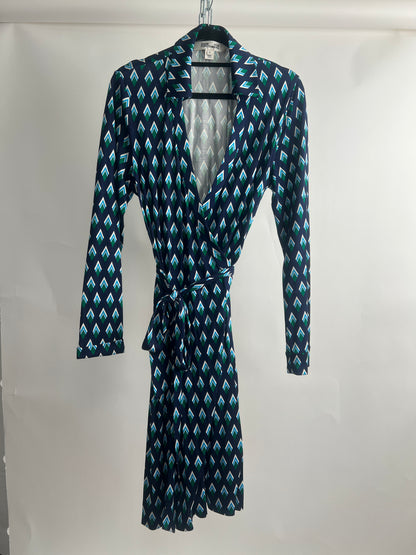 Wickelkleid, Diane von Fürstenberg, grün