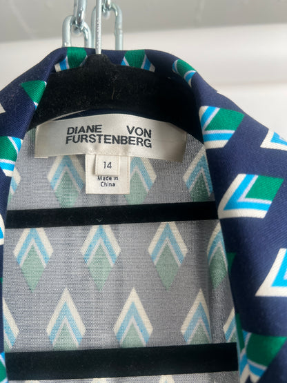 Wickelkleid, Diane von Fürstenberg, grün