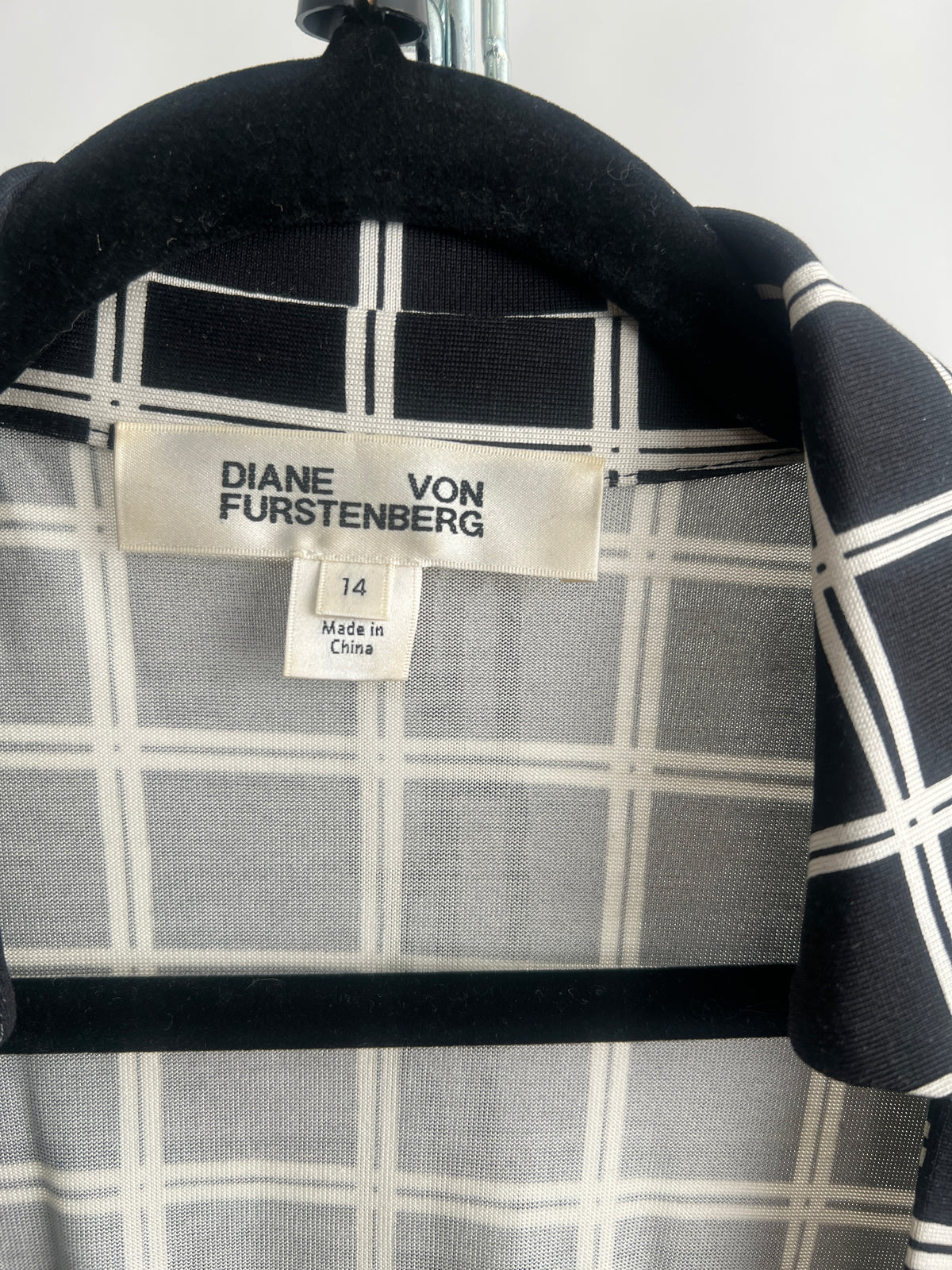 Wickelkleid, Diane von Fürstenberg, schwarz