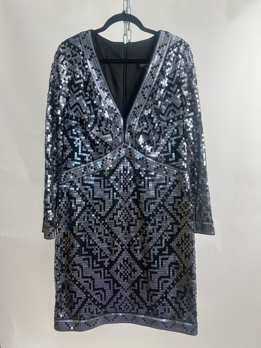 Kleid, Tadashi Shoji, schwarz