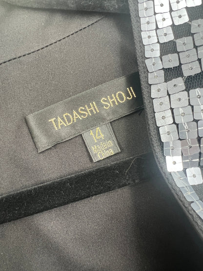 Kleid, Tadashi Shoji, schwarz