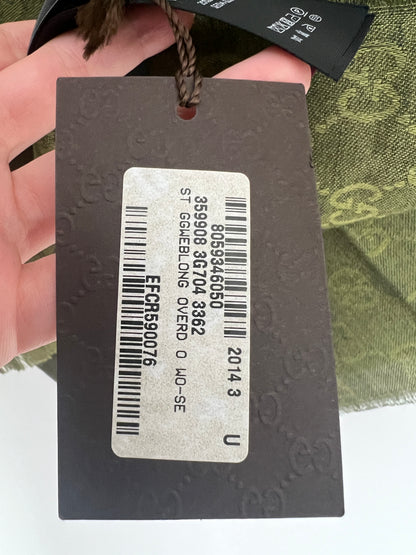 Schal, Gucci, grün