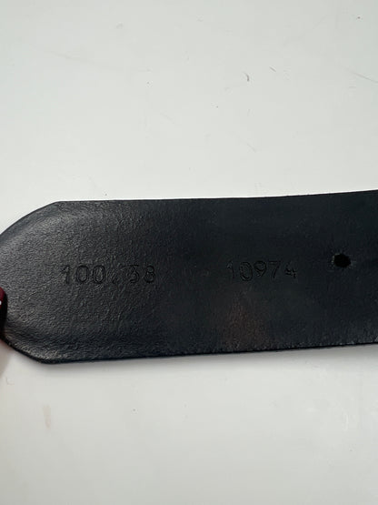 Ledergürtel, No name, schwarz
