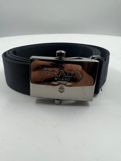 Stoffgürtel, Prada, schwarz