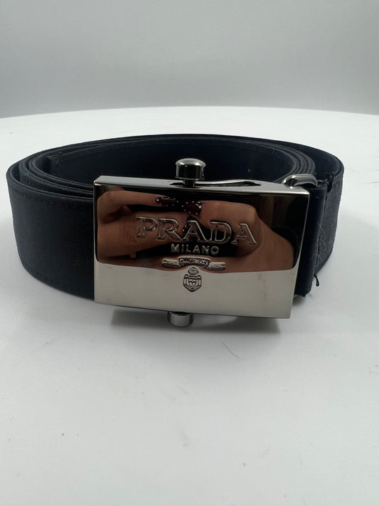 Stoffgürtel, Prada, schwarz