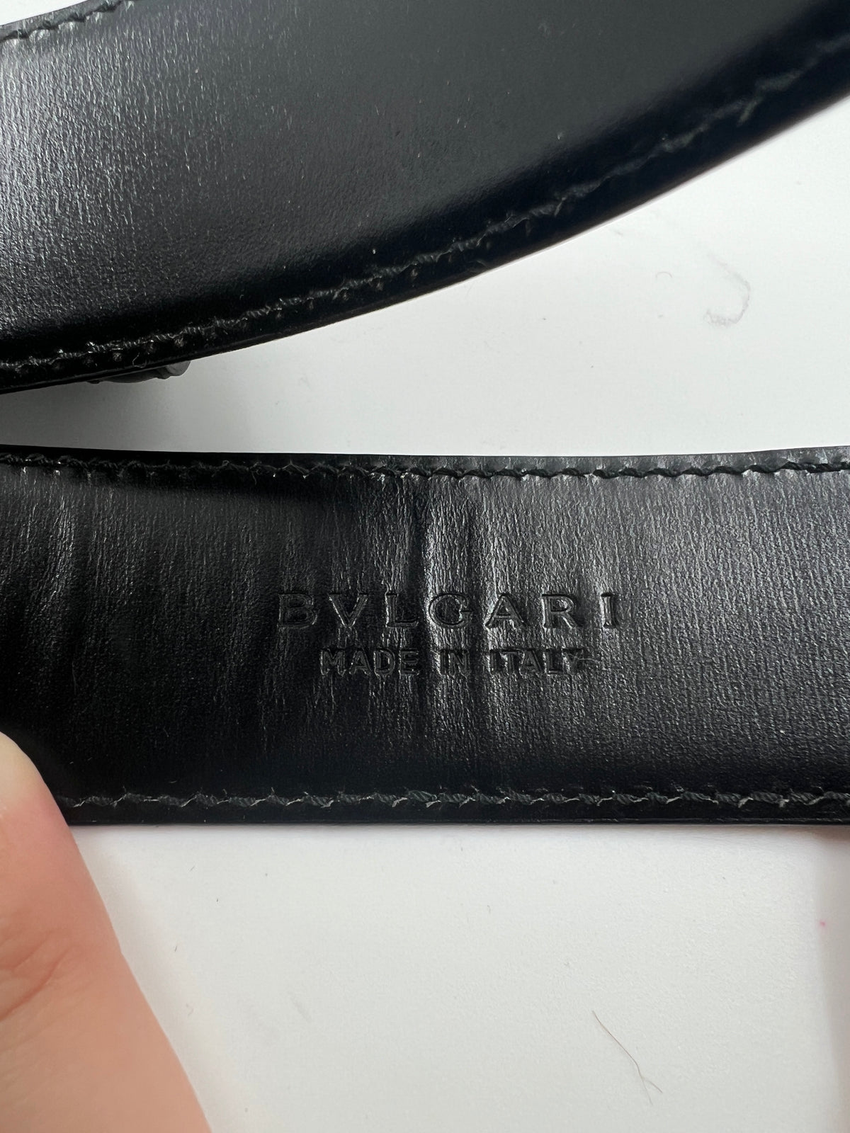 Gürtel, Bulgari, schwarz