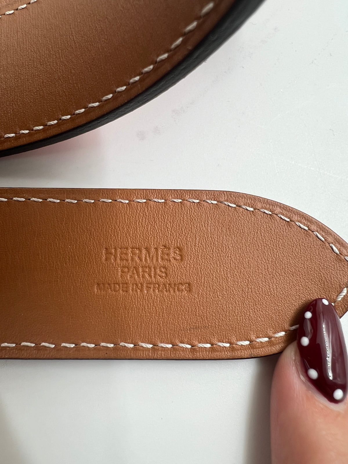 Gürtel, Hermès, himbeer